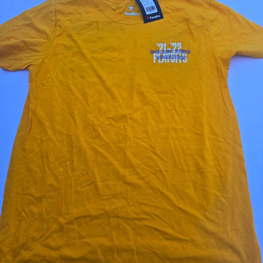Fanatics NBA Golden State Warriors 21-22 Playoffs Shirt- Medium